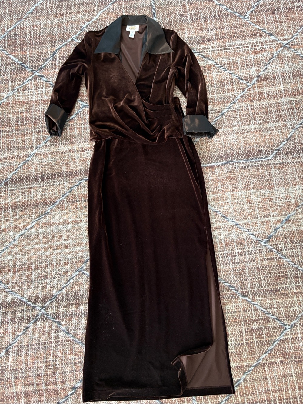 TALBOTS VELVET 2pc FORMAL